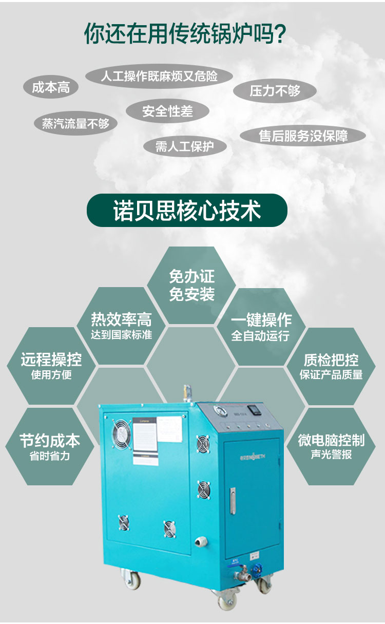 諾貝思NBS-1314不銹鋼蒸汽發(fā)生器核心技術